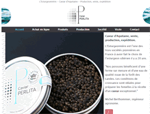 Tablet Screenshot of caviarfrance.com